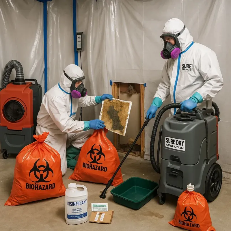 Contaminated Water Handling Protocols process in Warsaw, NC