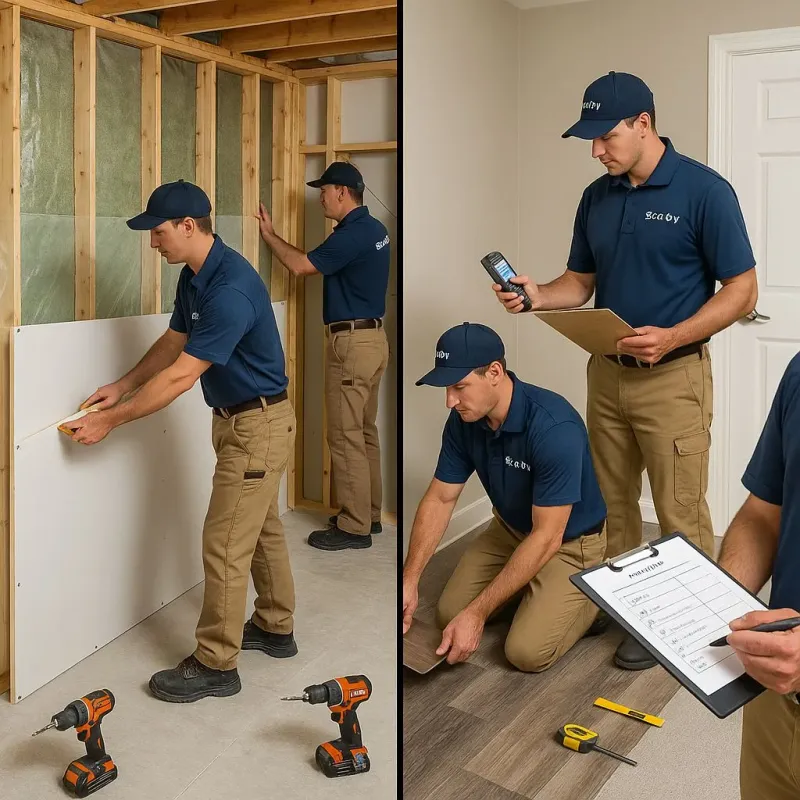 Repairs and Reconstruction process in Warsaw, NC