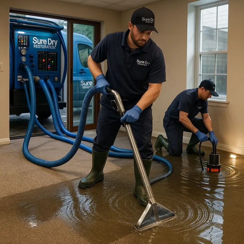 Water Extraction and Removal process in Warsaw, NC